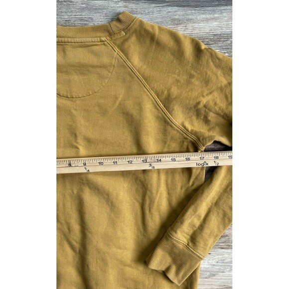 Patagonia Women's Crewneck Outdoors Sweatshirt Size XS Mustard 100% Organic - Picture 4 of 6